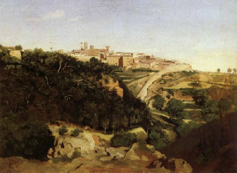 Jean Baptiste Camille  Corot Volterra Germany oil painting art
